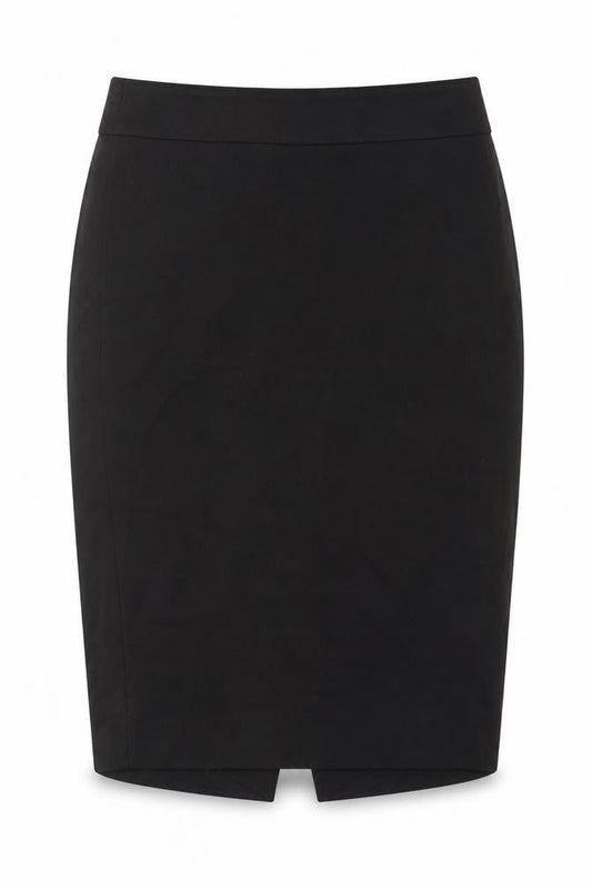 Mexx Womens Black Cotton Straight & Pencil Skirt Size 30 Zip