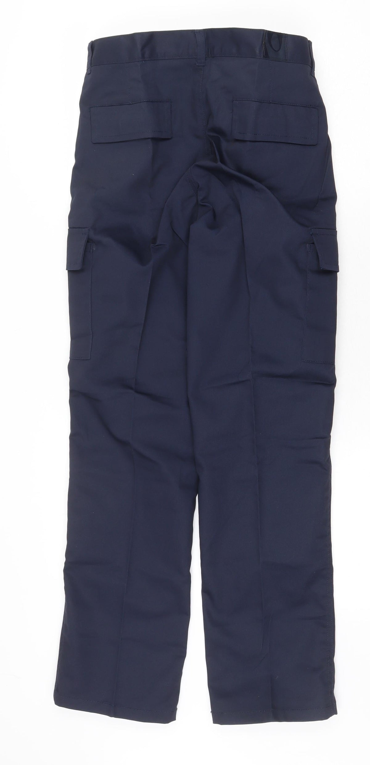 Uneek Womens Blue Polyester Carpenter Trousers Size 8 Regular Zip