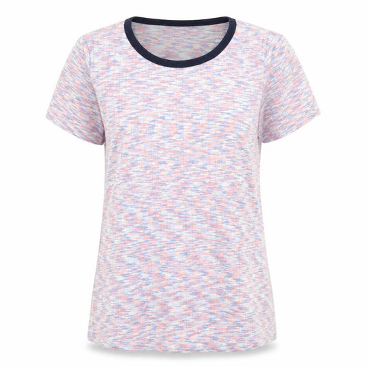 Mercantile Womens Multicoloured Cotton Basic T-Shirt Size M Scoop Neck