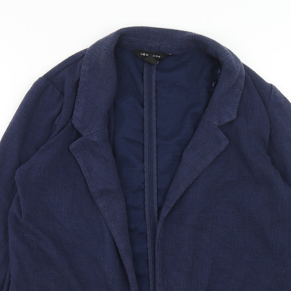 New Look Womens Black Jacket Blazer Size 8