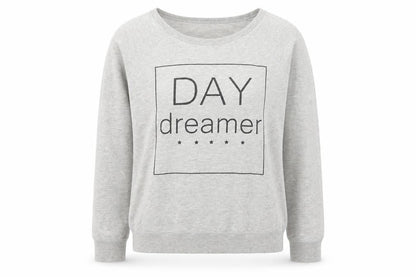 Atmosphere Womens Grey Polyester Pullover Sweatshirt Size 12 Pullover - Day Dreamer