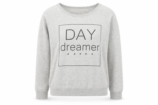 Atmosphere Womens Grey Polyester Pullover Sweatshirt Size 12 Pullover - Day Dreamer