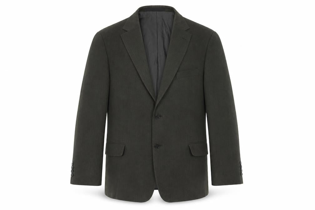 Marks & Spencer Mens Green Polyester Jacket Blazer Size 42