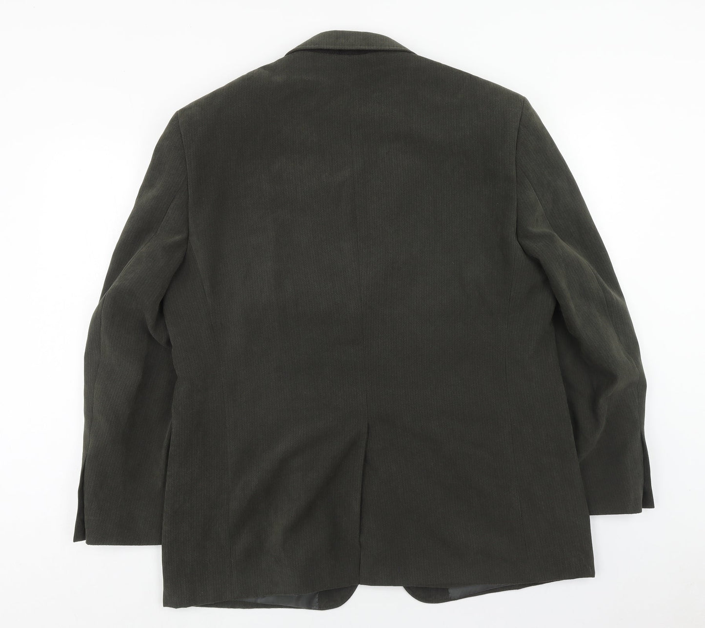 Marks and Spencer Mens Green Polyester Jacket Blazer Size 42