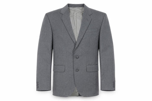 Dunn & Co Mens Grey Striped Wool Jacket Blazer Size 36