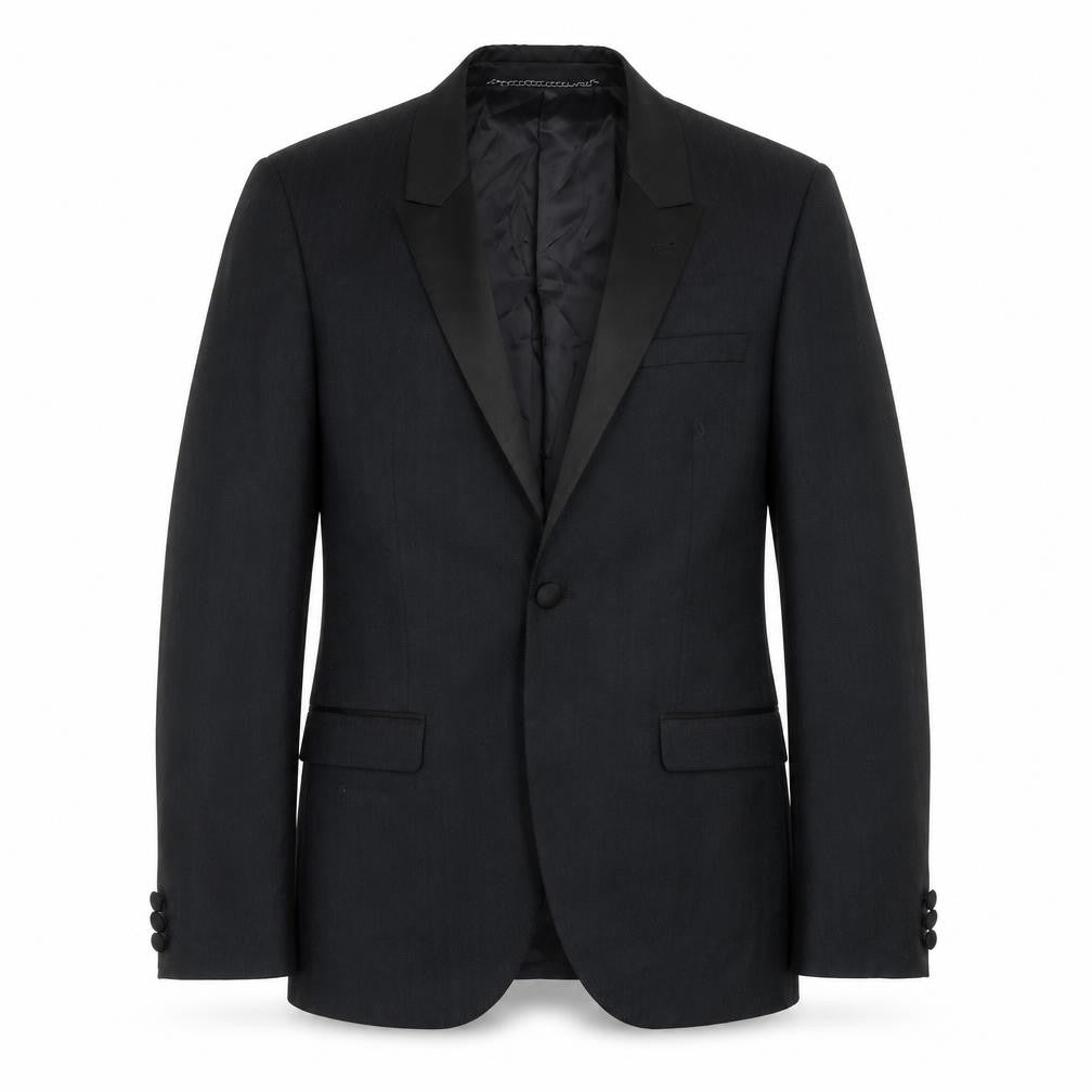 Topman Mens Black Polyester Jacket Blazer Size 40