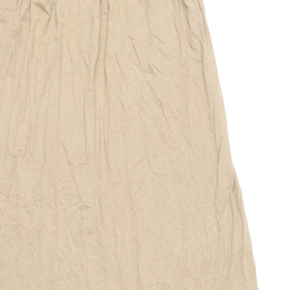 H&M Womens Brown Modal Maxi Size XS Off the Shoulder Pullover