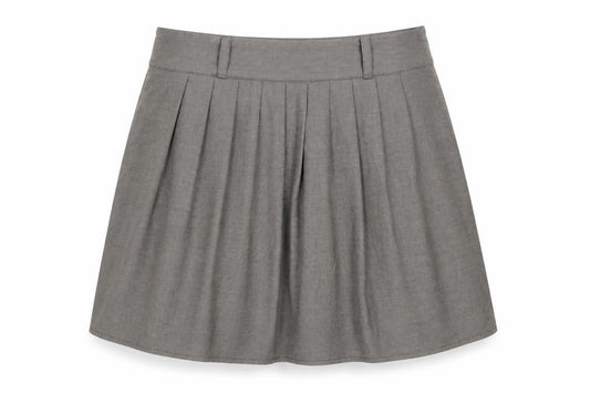 Iora Womens Brown Polyester Mini Skirt Size L Zip