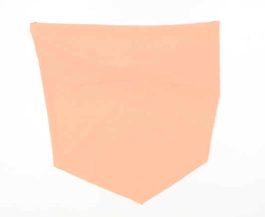 COLLUSION Womens Pink Polyester Cropped Tank Size 8 Off the Shoulder