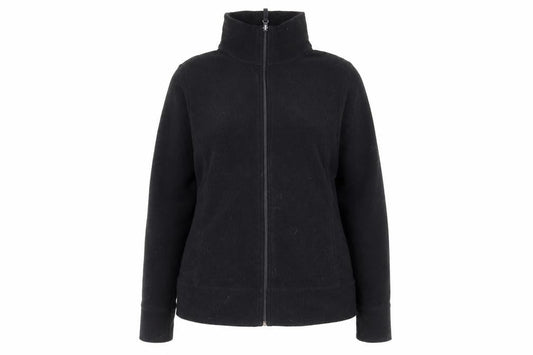 Preworn Womens Black Jacket Size 12 Zip