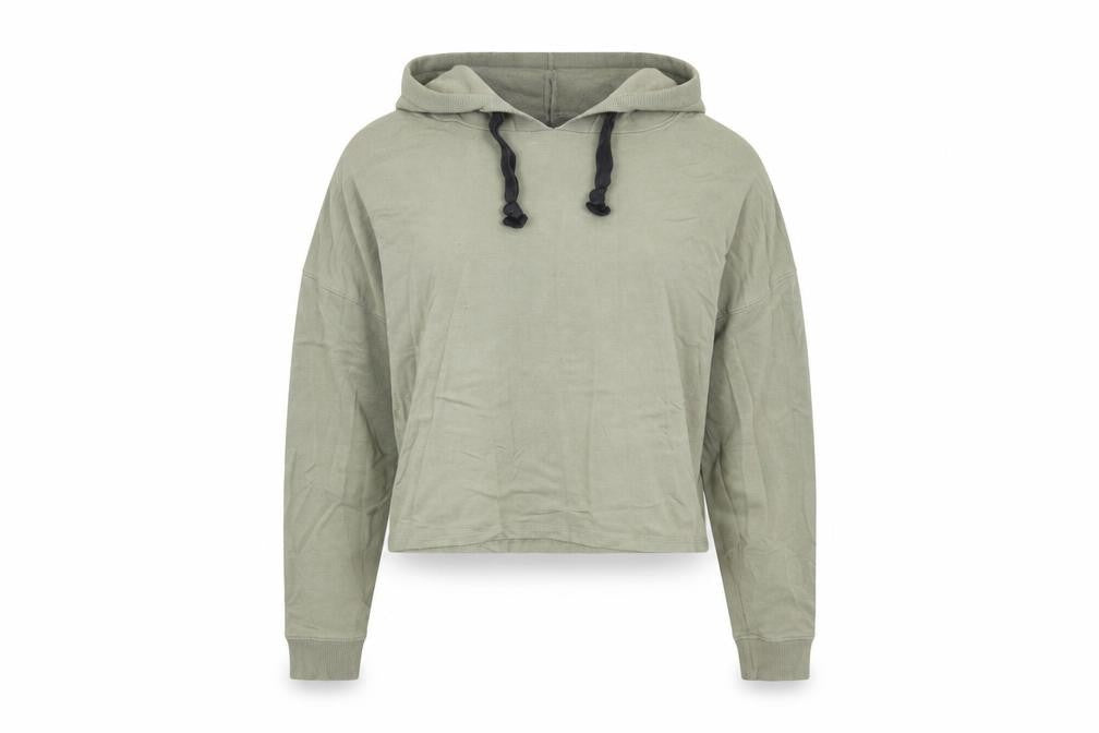 New Look Womens Green Viscose Pullover Hoodie Size S Pullover
