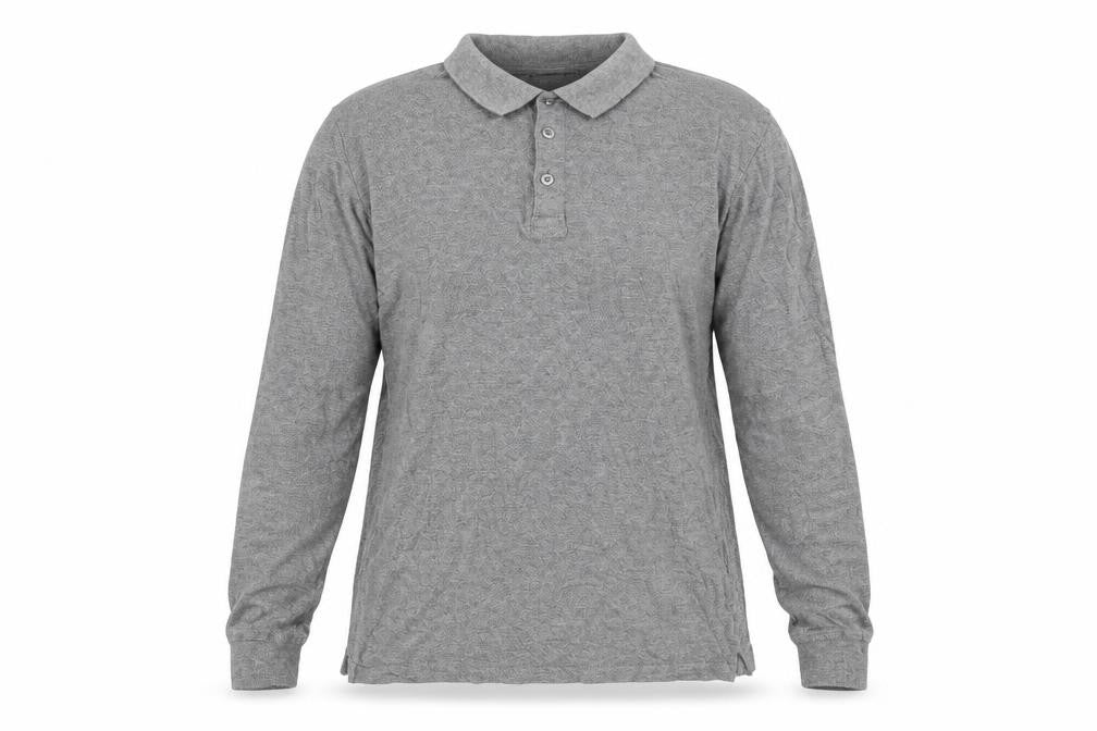 Zara Womens Grey Cotton Basic Polo Size L V-Neck