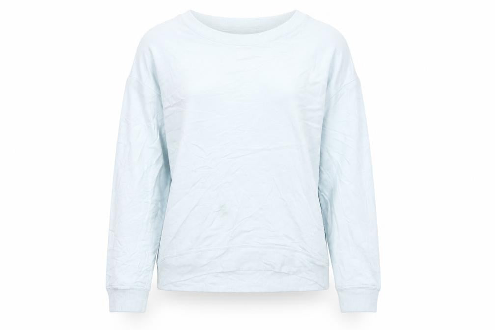F&F Womens Blue Viscose Pullover Sweatshirt Size 6 Pullover