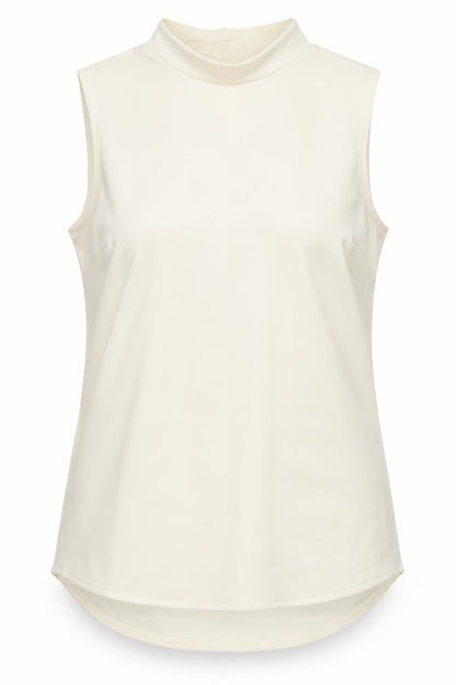 Next Womens Yellow Polyester Basic Tank Size 12 Mock Neck