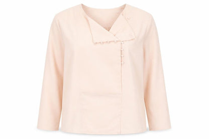 Oasis Womens Pink Polyester Basic Blouse Size XS V-Neck