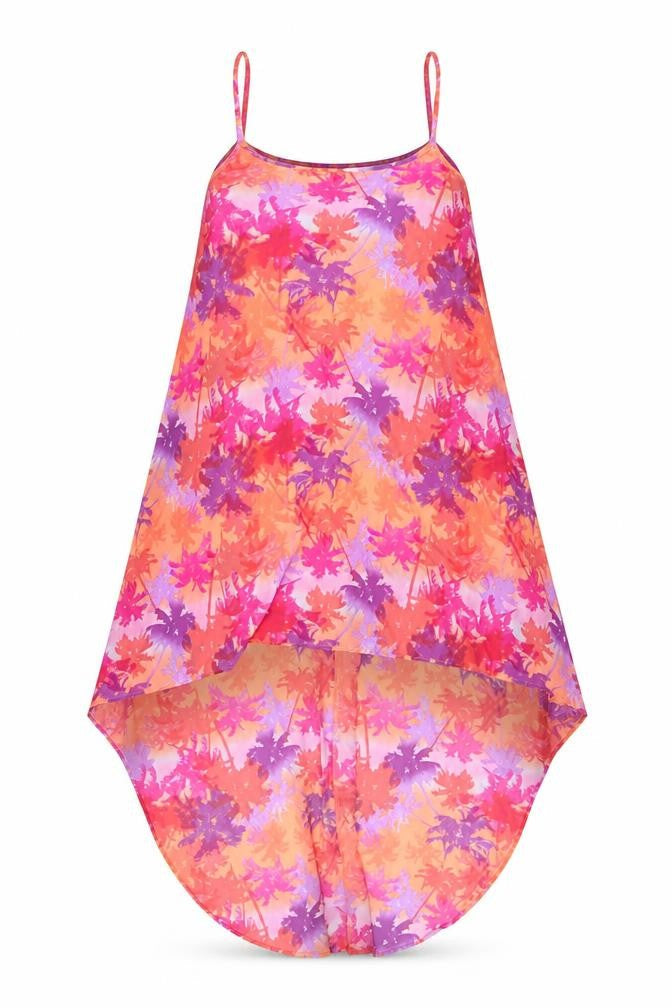 Papaya Womens Multicoloured Floral Polyester Trapeze & Swing Size M Square Neck Pullover