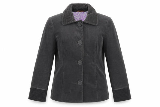 Per Una Womens Grey Jacket Size 10 Button