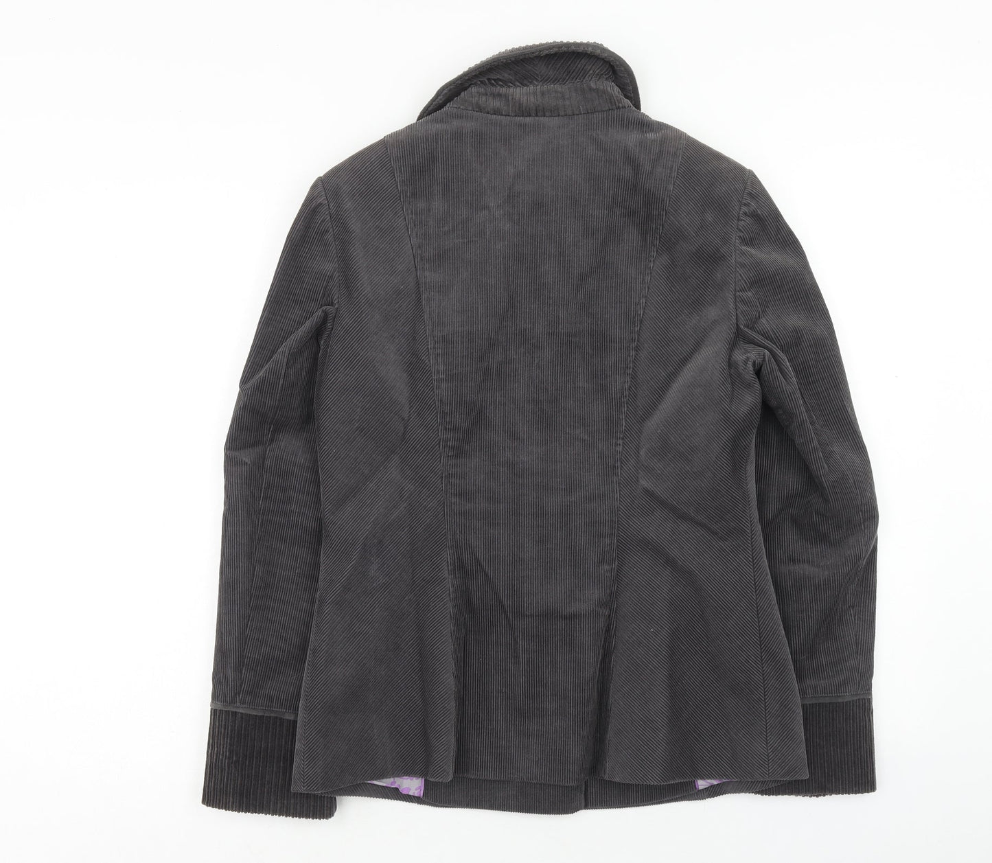 Per Una Womens Grey Jacket Size 10 Button