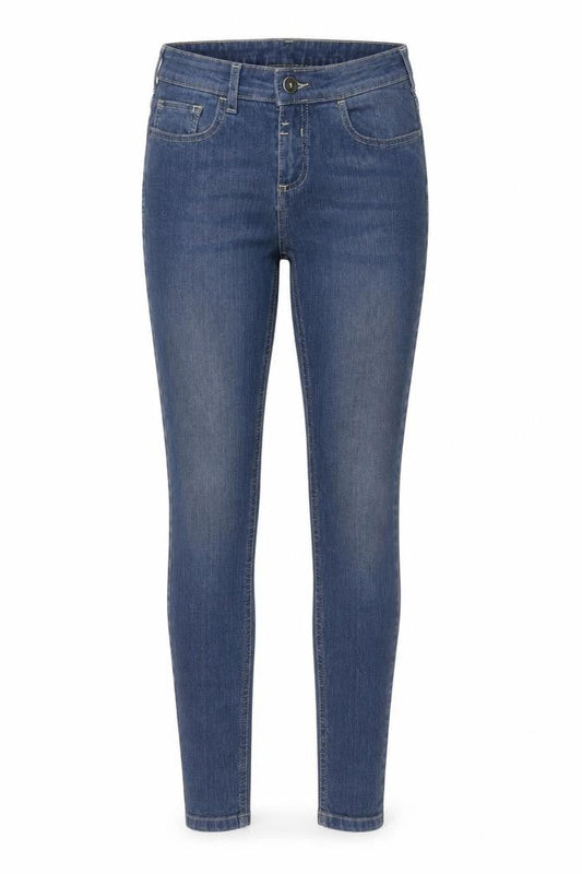 Vicunha Womens Blue Cotton Skinny Jeans Size 26 in Regular Zip