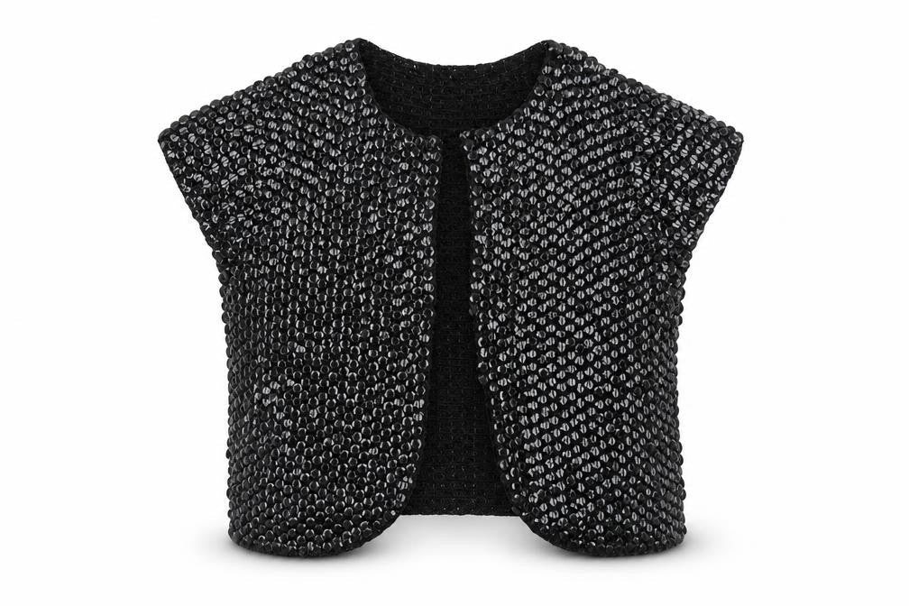 Wallis Womens Black Round Neck Viscose Cardigan Jumper Size L