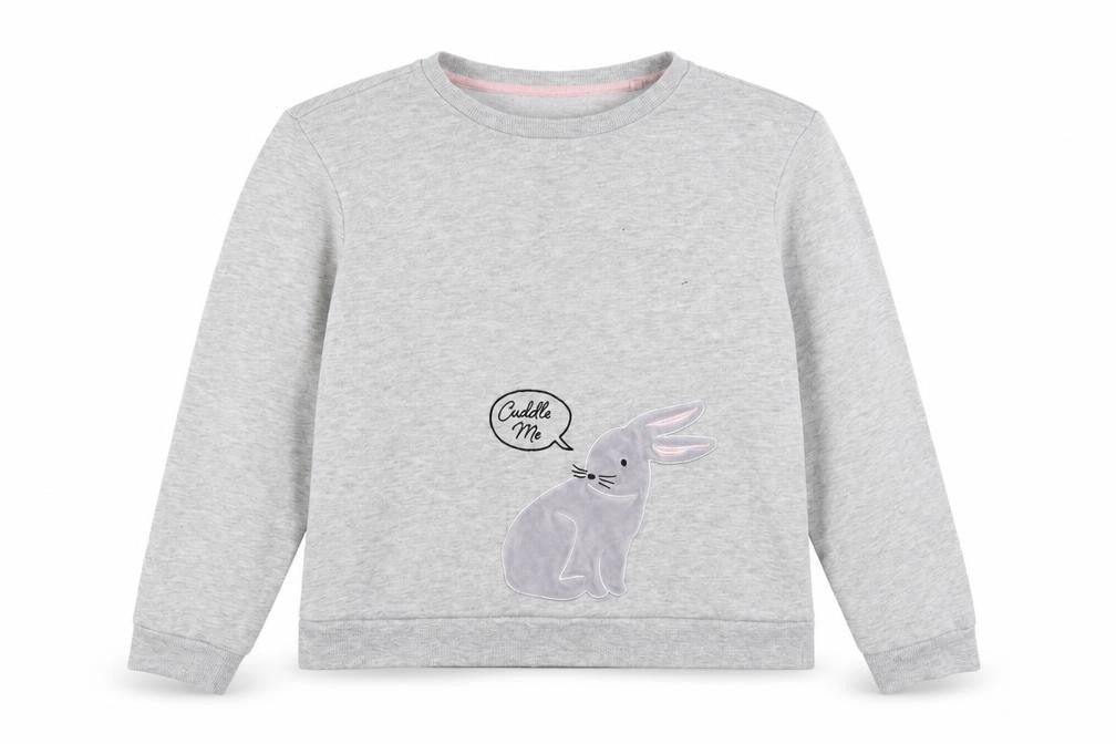 Debenhams Womens Grey Cotton Pullover Sweatshirt Size 14 Pullover - Cuddle me