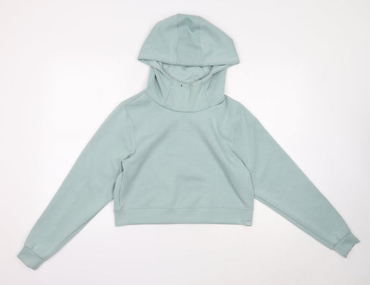 Only Play Womens Black Cotton Pullover Hoodie Size S Pullover