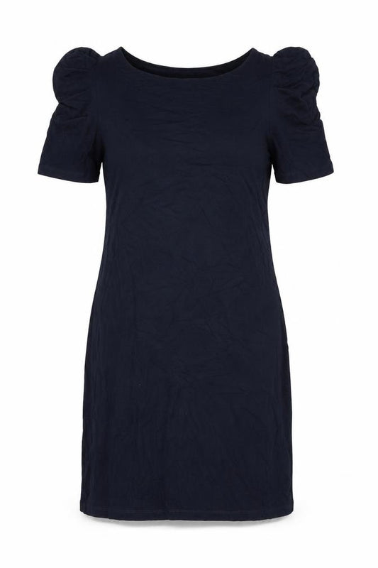 Marks and Spencer Womens Blue Viscose A-Line Size 12 Boat Neck Pullover