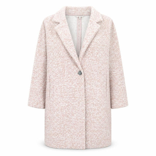 Next Womens Pink Overcoat Coat Size 8 Button
