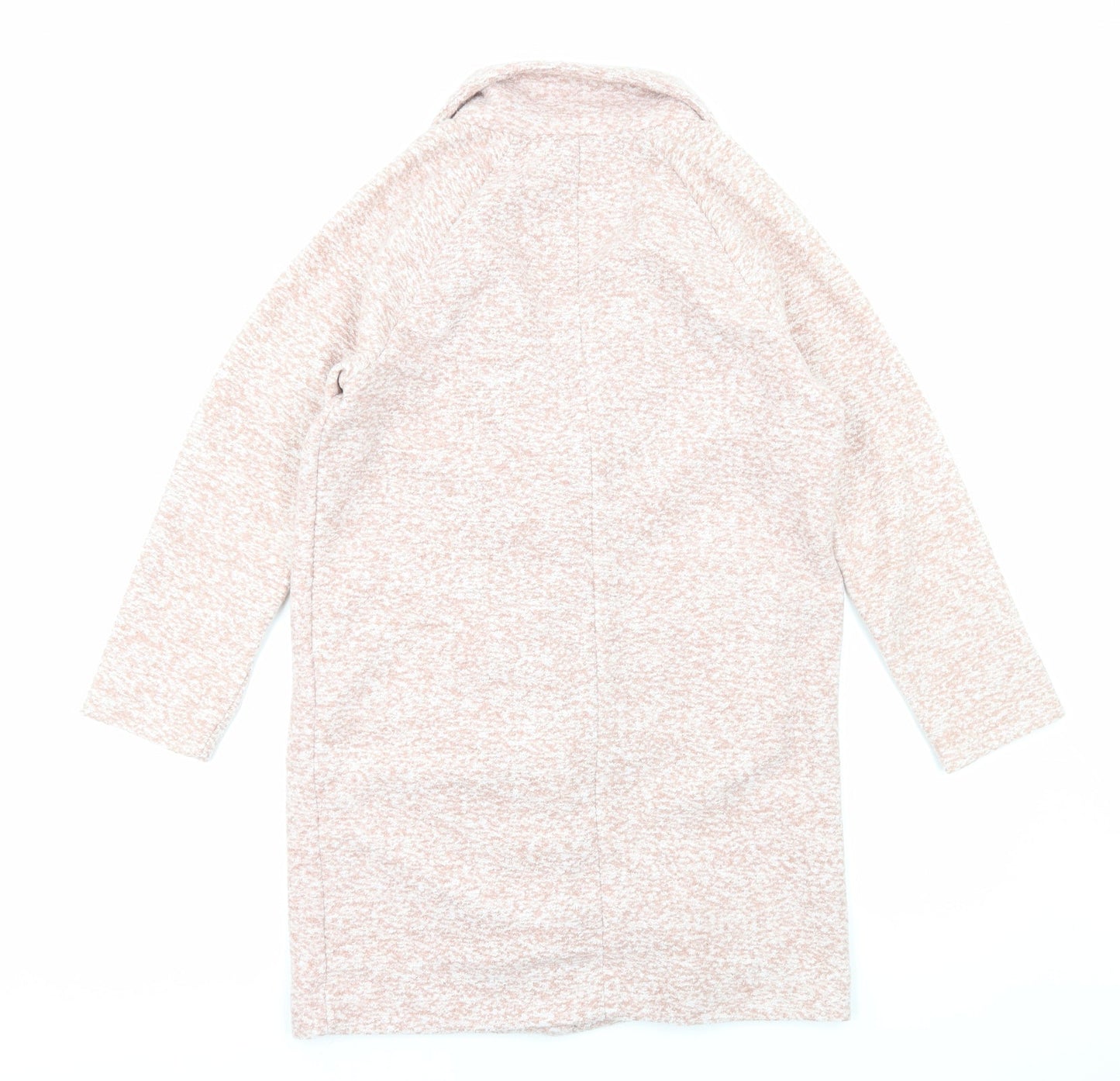 NEXT Womens Pink Overcoat Coat Size 8 Button