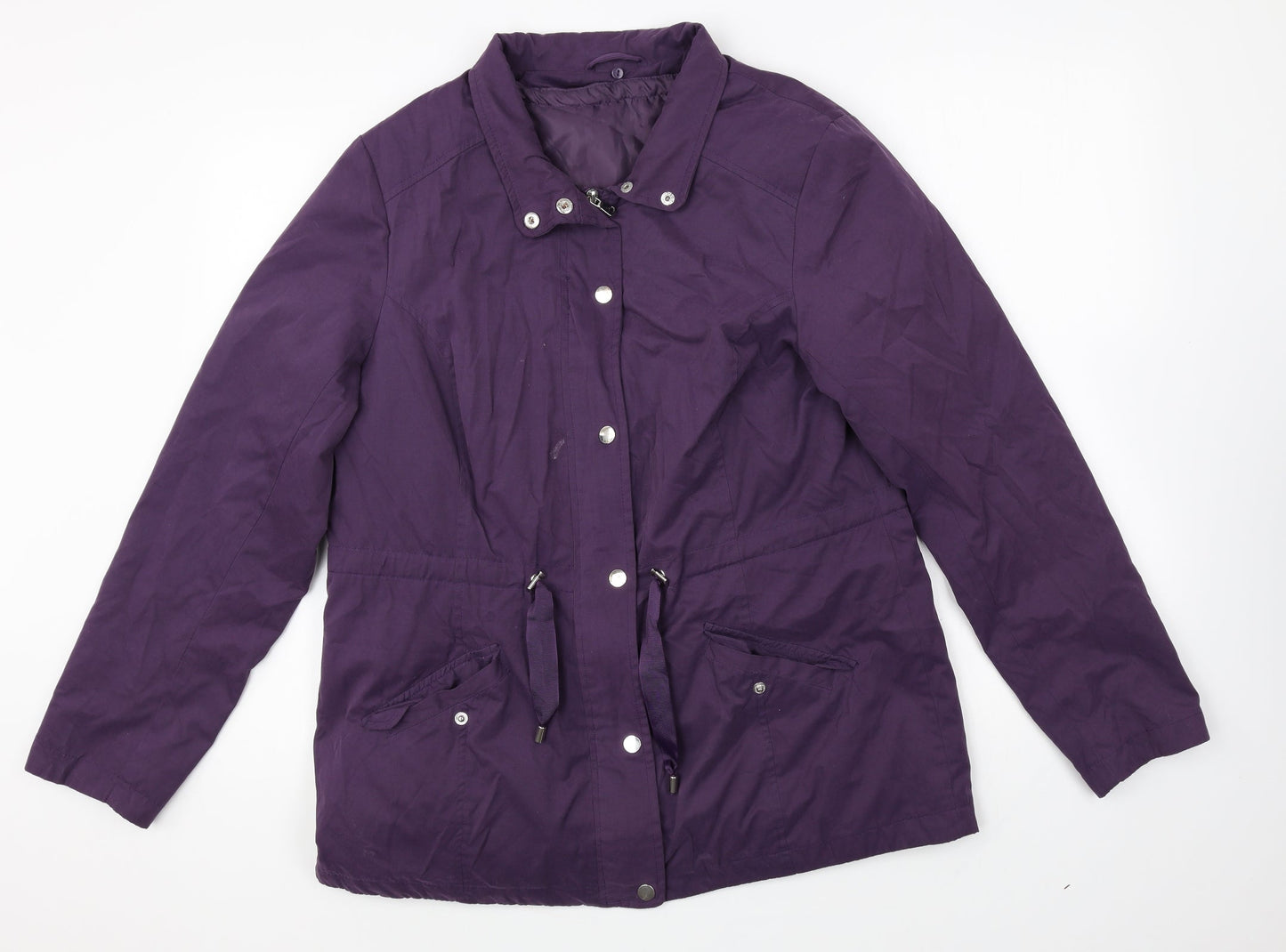 BHS Womens Purple Jacket Size 14 Zip