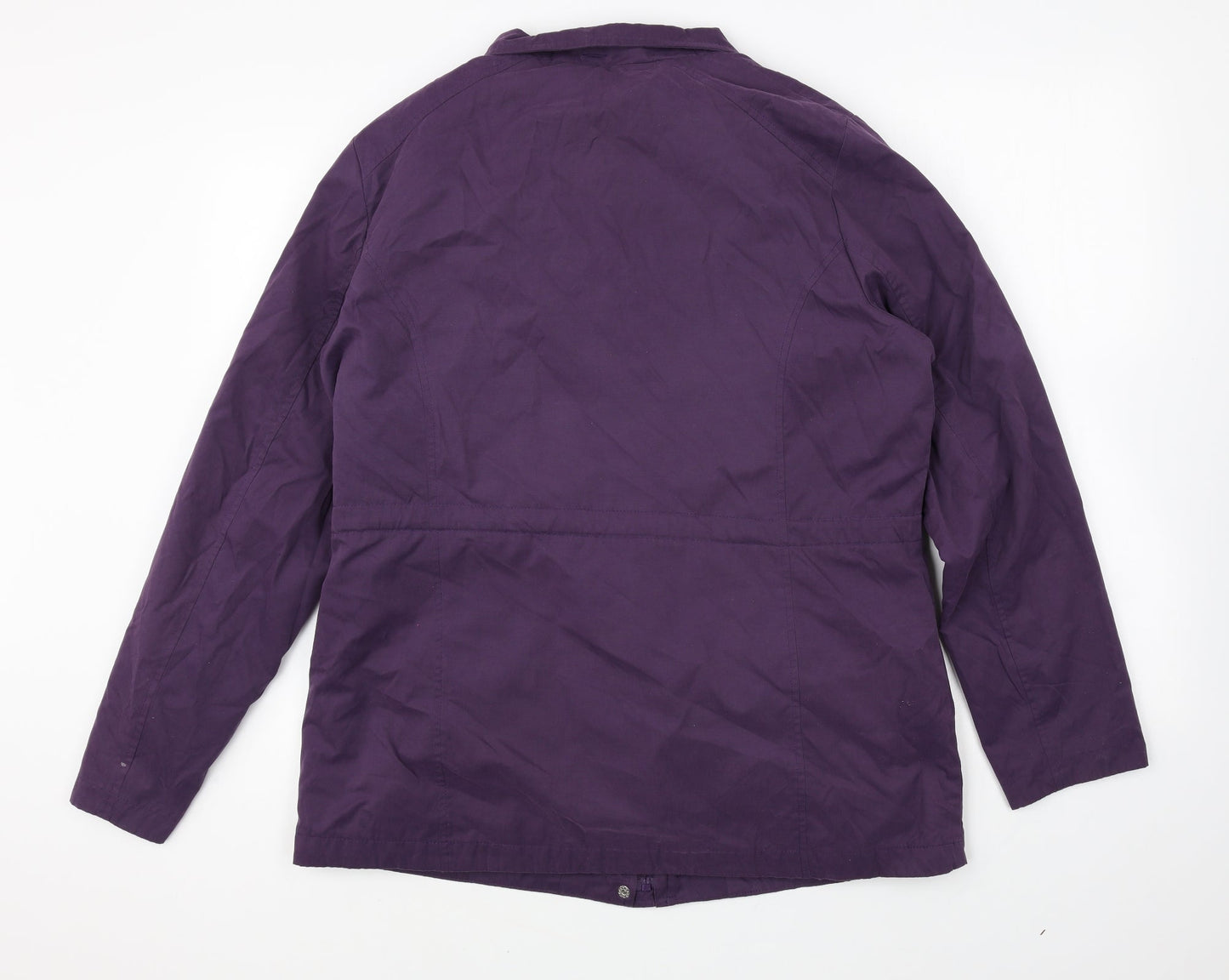 BHS Womens Purple Jacket Size 14 Zip