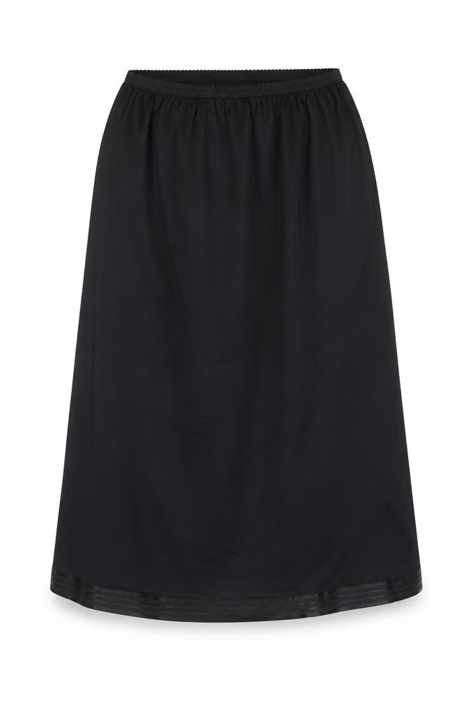Marks & Spencer Womens Black Polyamide Swing Skirt Size 8 - Size 8-10
