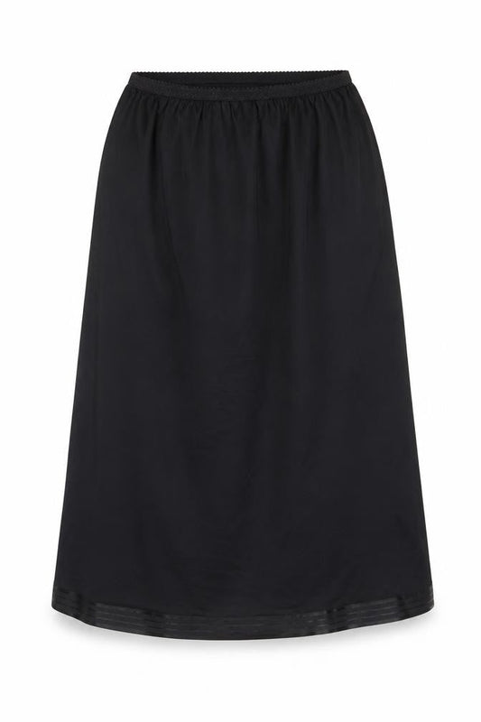 Marks & Spencer Womens Black Polyamide Swing Skirt Size 8 - Size 8-10