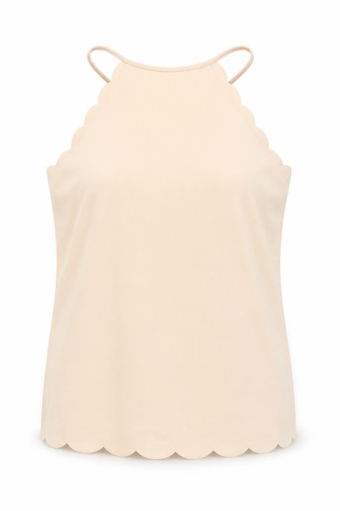 New Look Womens Pink Viscose Basic Tank Size 8 Halter