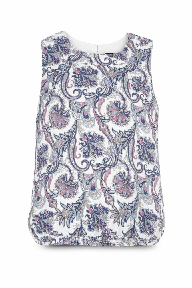 Dorothy Perkins Womens Multicoloured Floral 100% Cotton Basic Blouse Size 10 Round Neck
