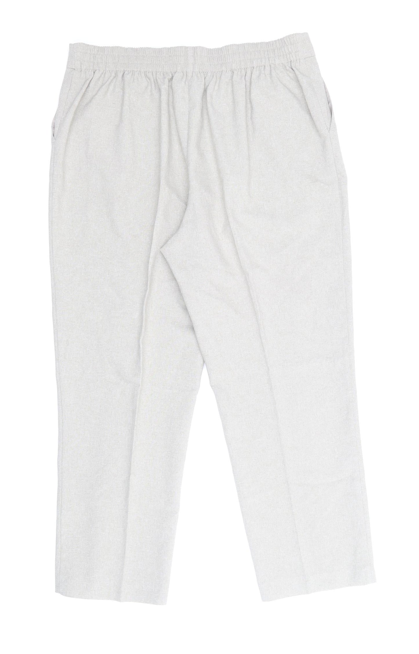 BHS Womens Beige Polyester Trousers Size 14 Regular