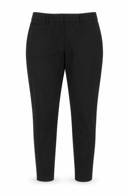 Next Womens Black Polyester Dress Pants Trousers Size 8 Regular Hook & Eye