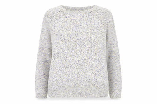 M&Co Womens Purple Boat Neck Cotton Pullover Jumper Size 16