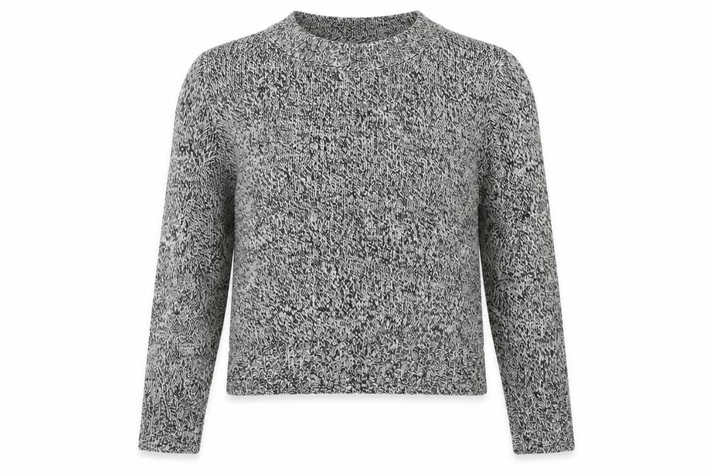 Divided by H&M Womens Grey Scoop Neck Acrylic Pullover Jumper Size S