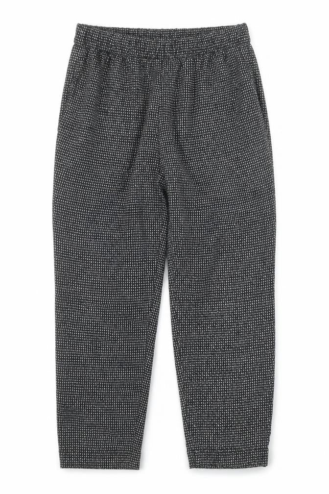 H&M Womens Black Geometric Polyester Jogger Trousers Size 10 Regular