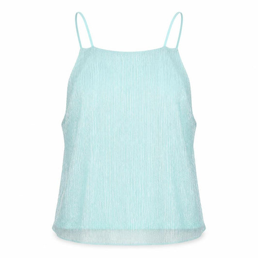 Topshop Womens Green Polyester Camisole Blouse Size 10 Scoop Neck