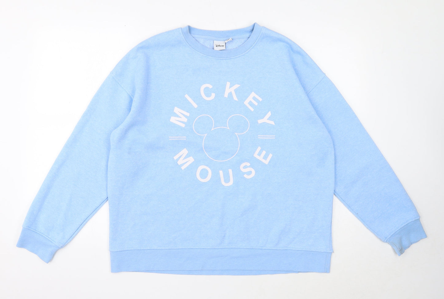 Primark Womens Blue Polyester Pullover Sweatshirt Size 12 Pullover - Mickey Mouse
