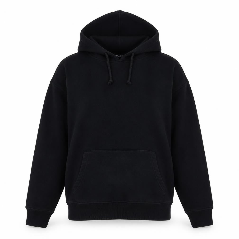 Missguided Womens Black Cotton Pullover Hoodie Size 8 Pullover