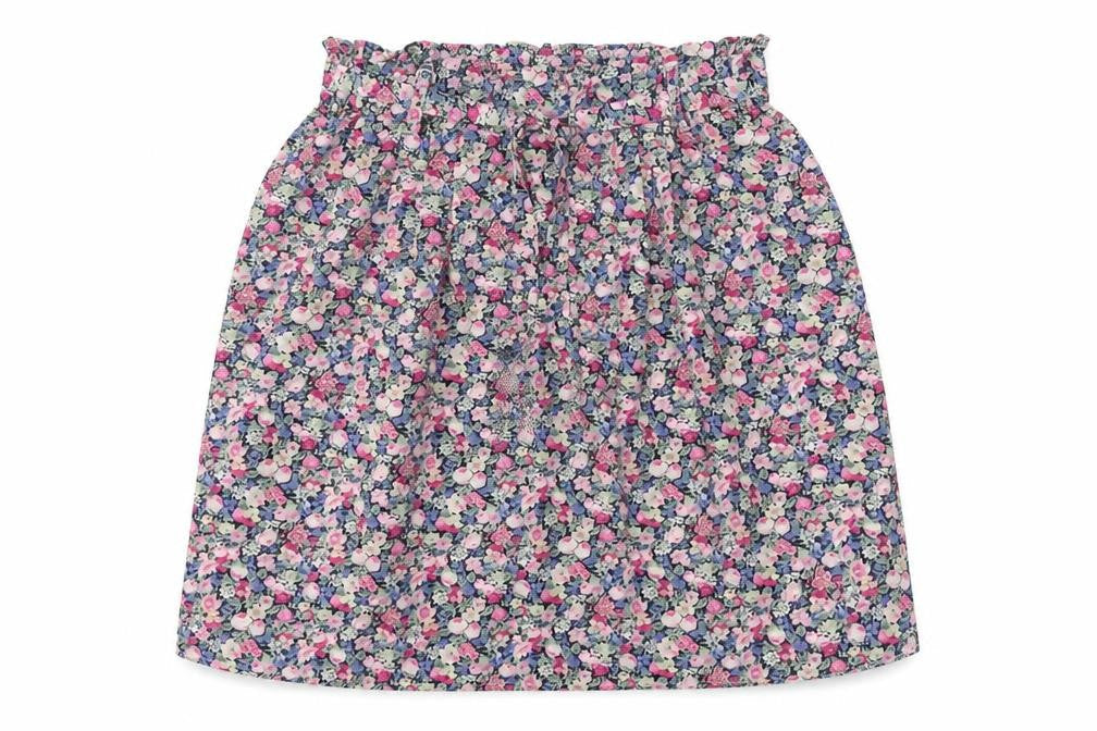 Oasis Womens Multicoloured Floral Polyester Skater Skirt Size 21 in Tie