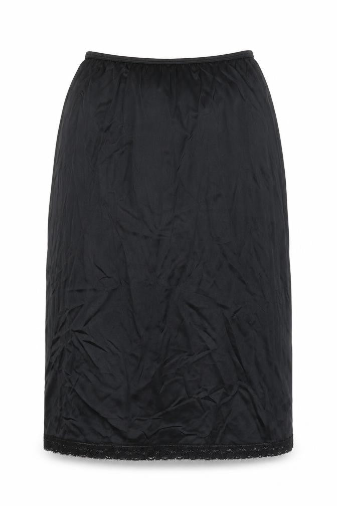 Preworn Womens Black Nylon Straight & Pencil Skirt Size 10