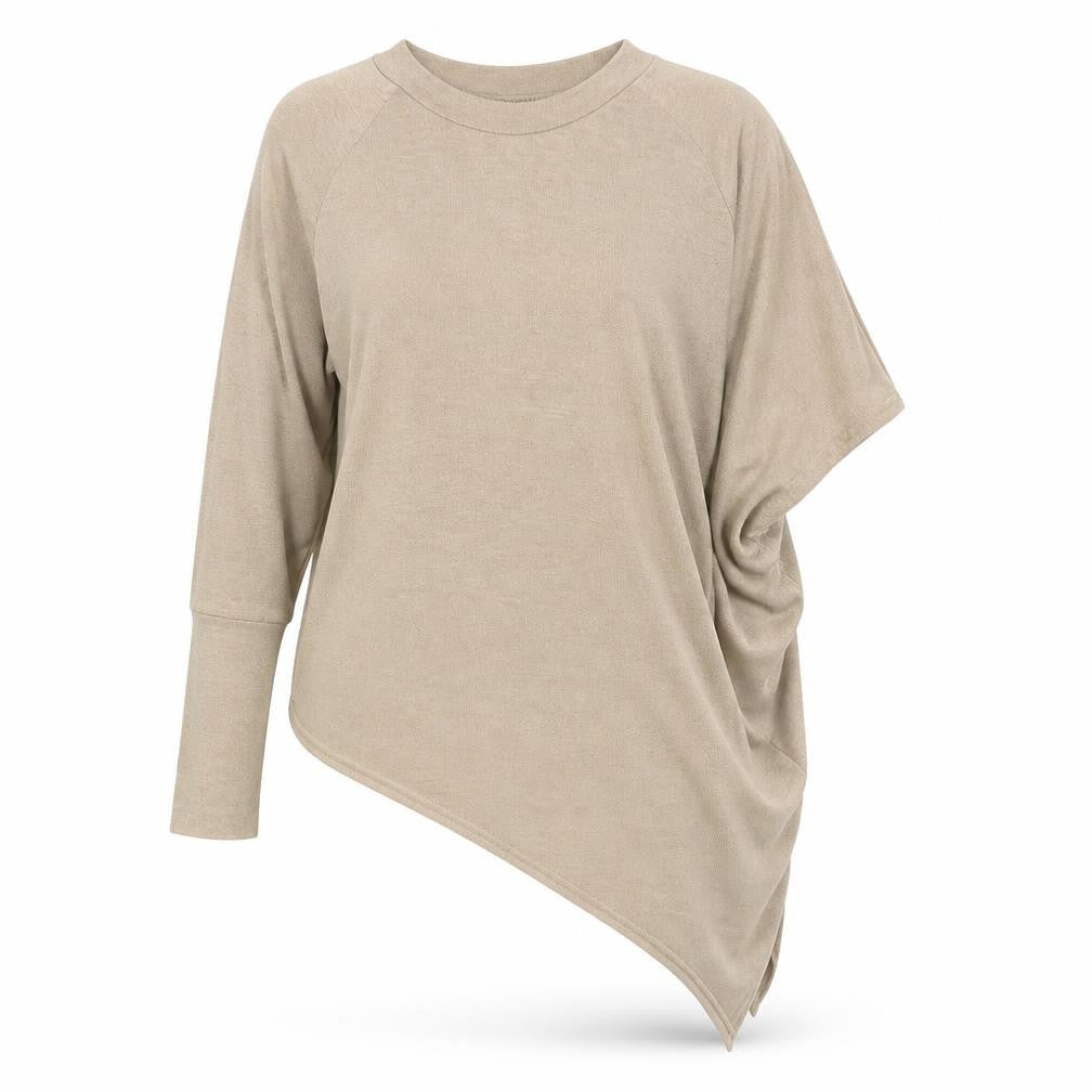 River Island Womens Beige Round Neck Polyester Pullover Jumper Size 12