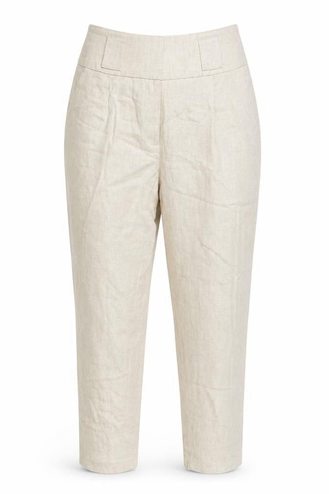 Primark Womens Beige Polyester Bloomer Trousers Size 8 L26 in Regular Zip