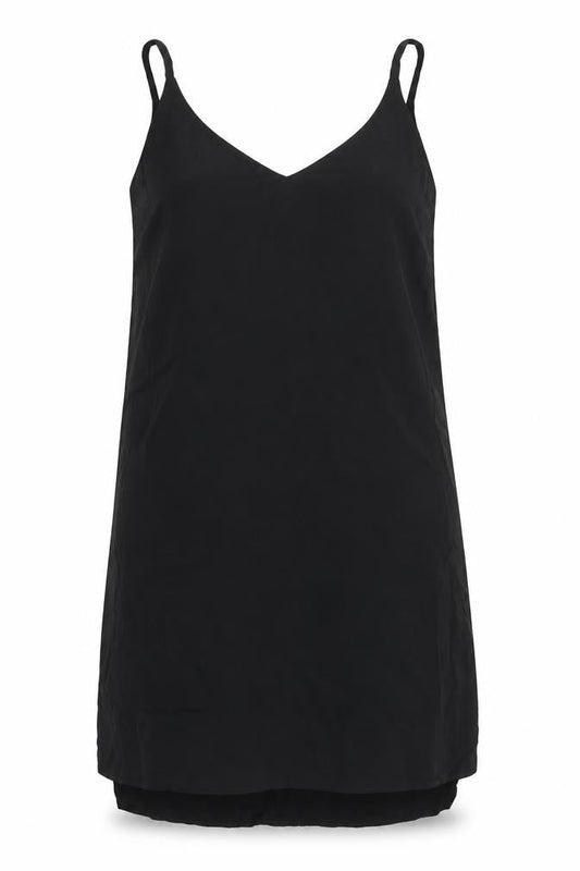 Topshop Womens Black Polyester Shift Size 6 V-Neck Pullover