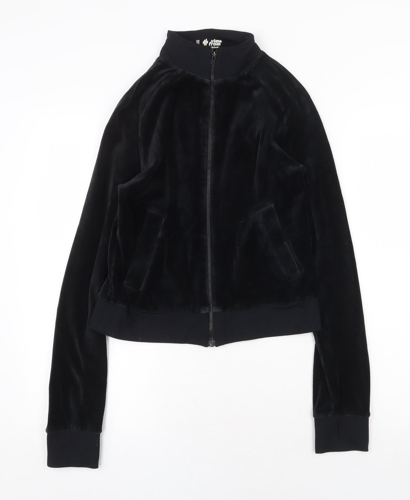 Marks and Spencer Womens Black Jacket Size S Zip