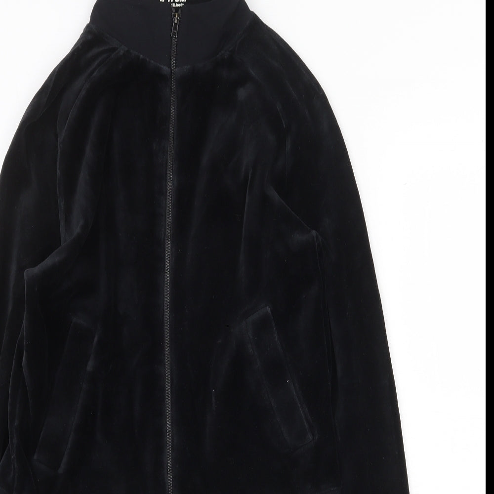 Marks and Spencer Womens Black Jacket Size S Zip